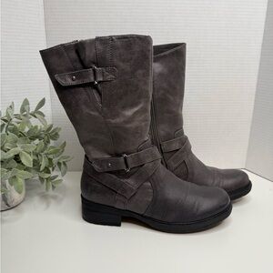 BareTraps Women's Harly Boots Dark Gray Size 8M Streetwear Outdoor Whimsigoth